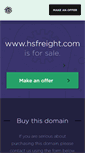 Mobile Screenshot of hsfreight.com